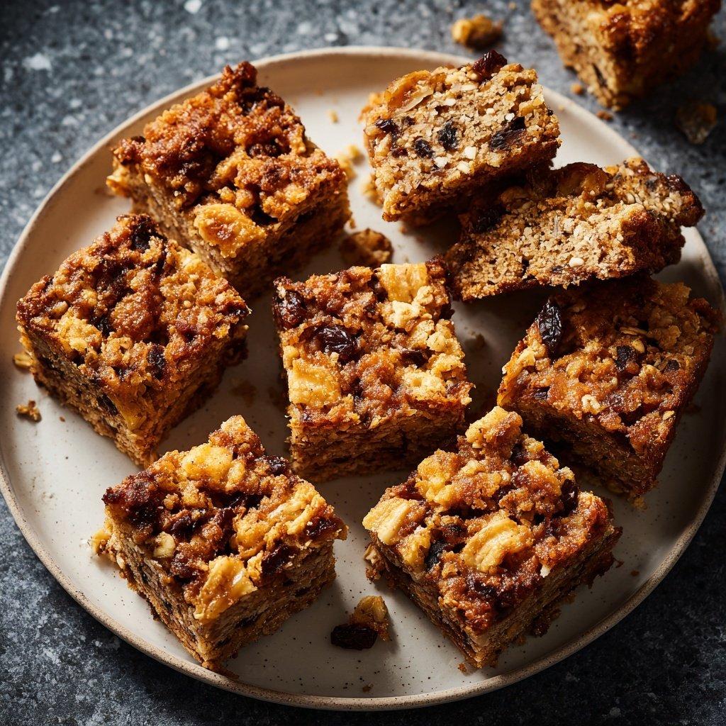 Zuckerfreie Snacks mit Banane und Hafer