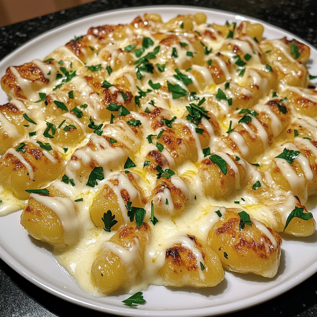 Gnocchi aus dem Ofen mit Käse