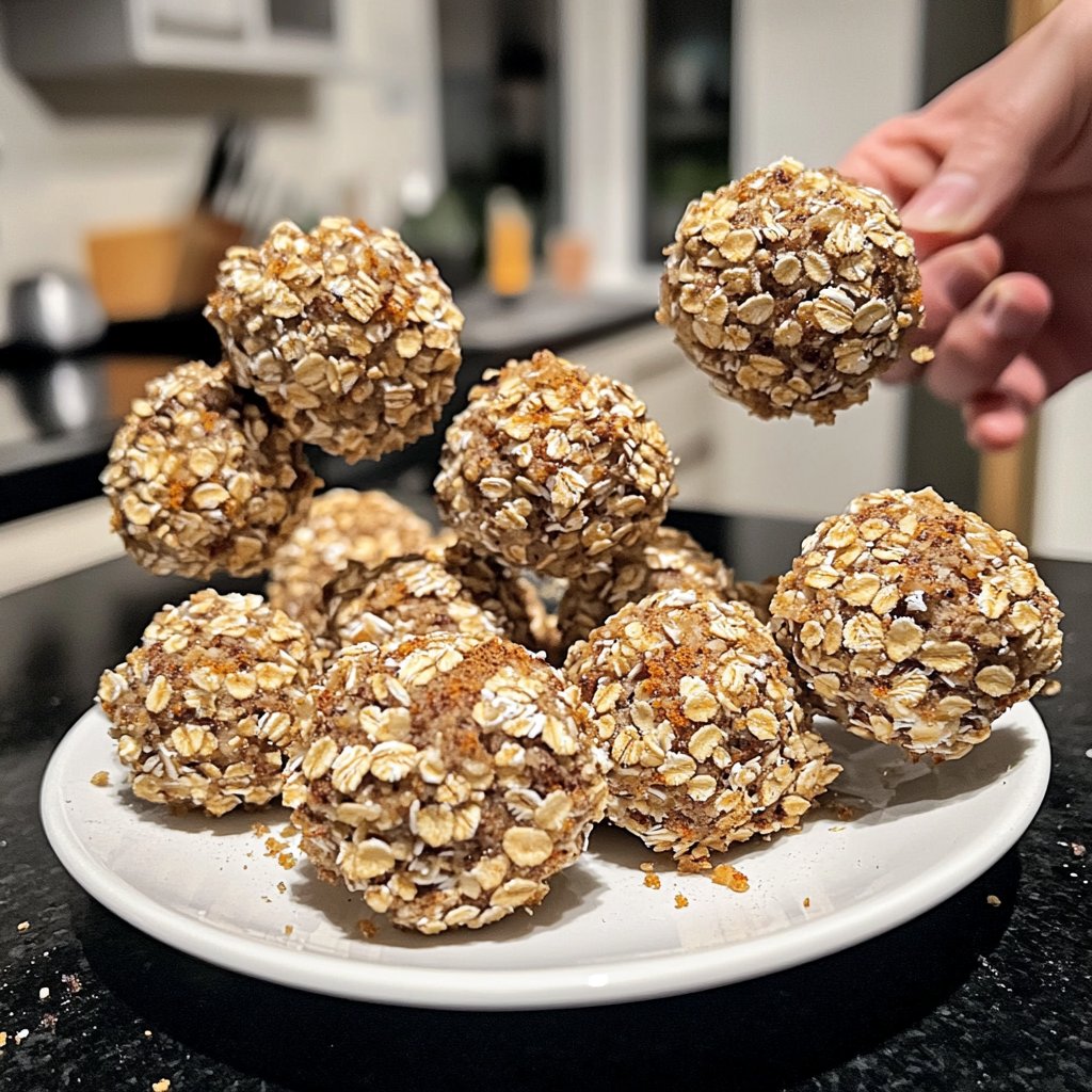 Protein Bällchen mit Hafermehl