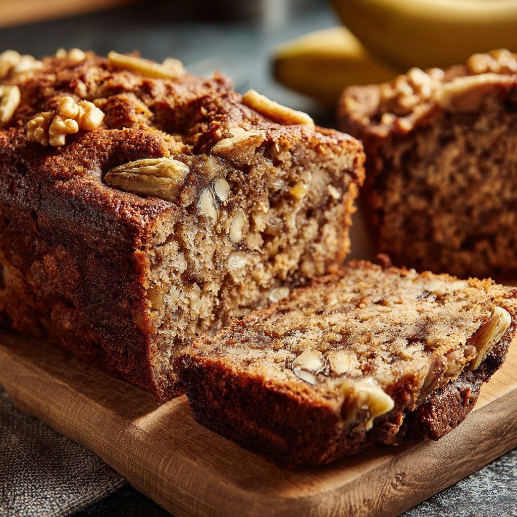 Bananenbrot mit Walnüssen