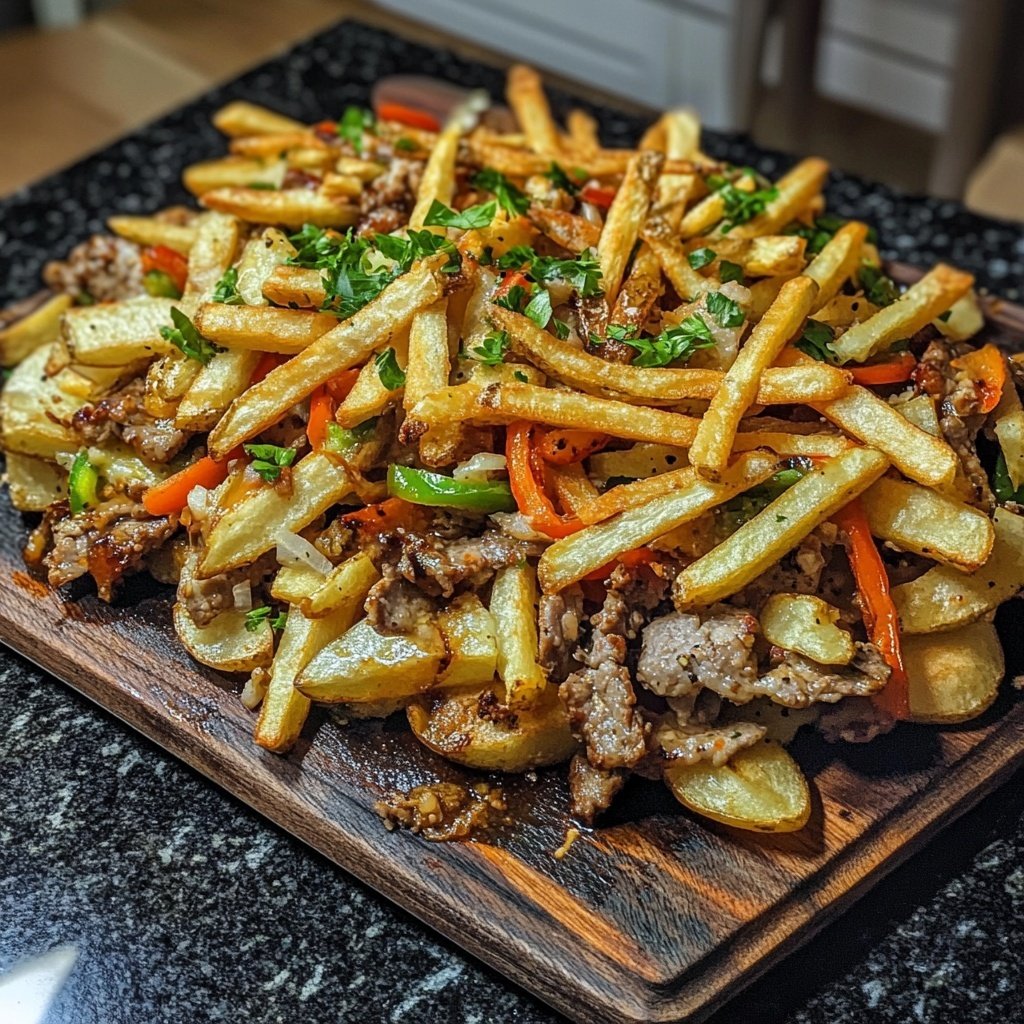 Dönerbox mit Pommes