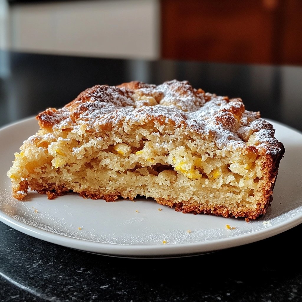 Zitronenkuchen mit Mohn