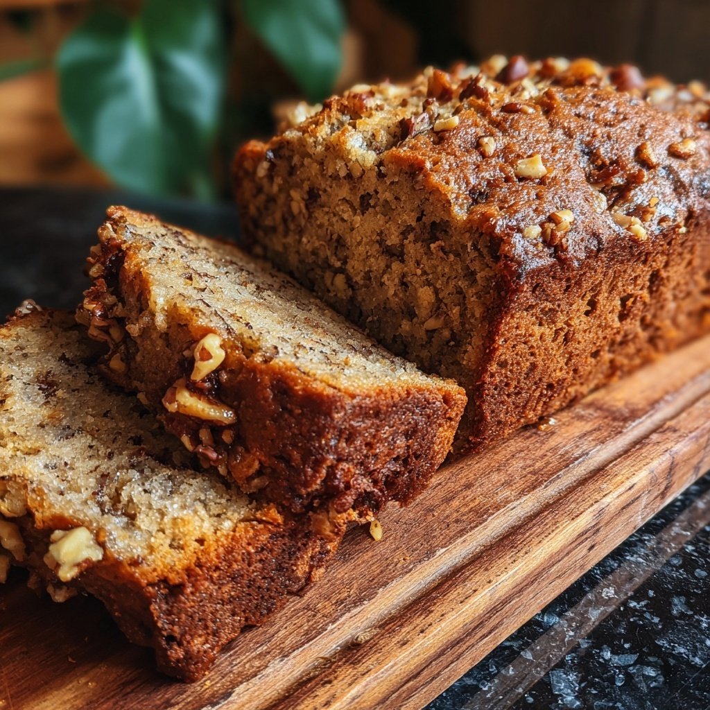 Bananenbrot mit Haselnüssen