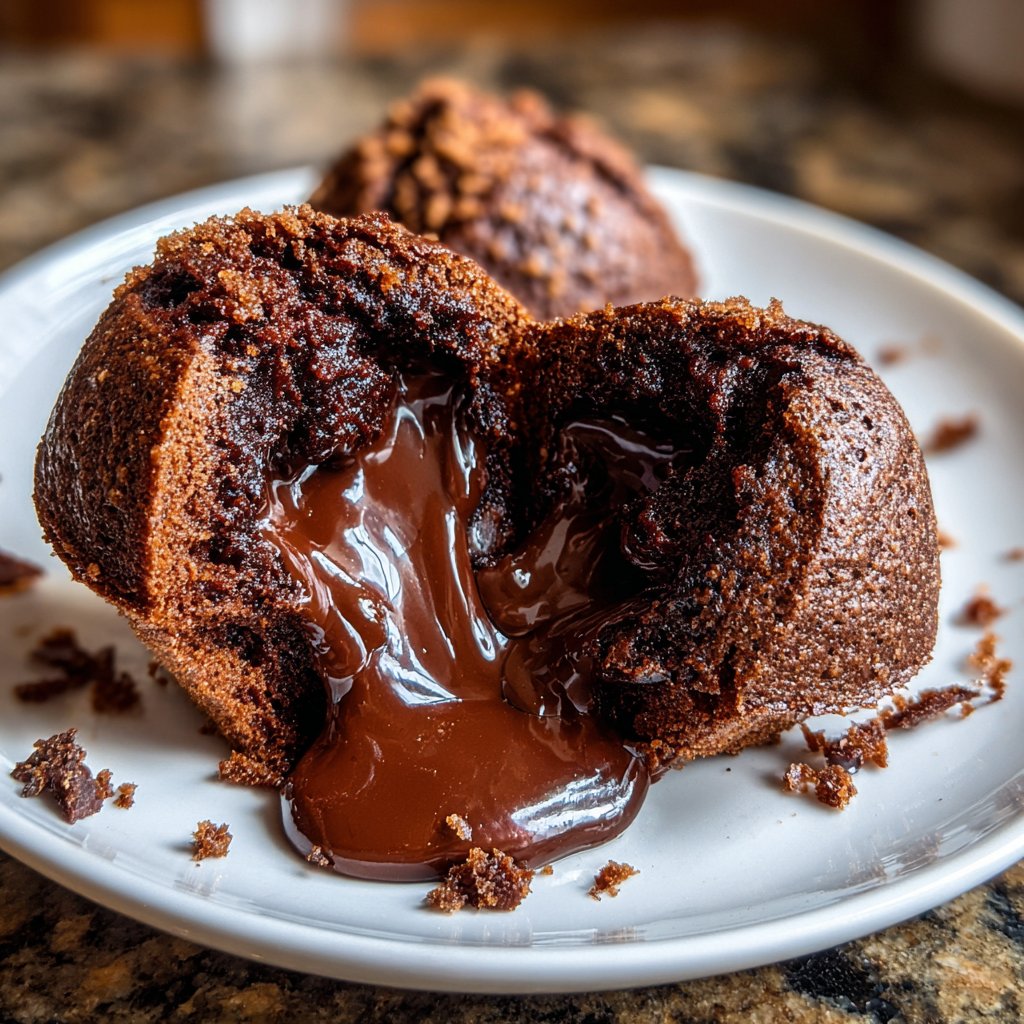 Schokoküchlein mit flüssigem Kern