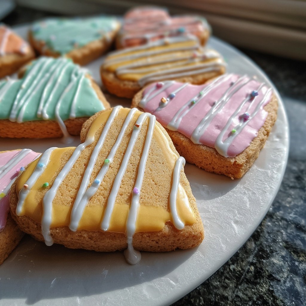 Herzkekse mit Zuckerguss