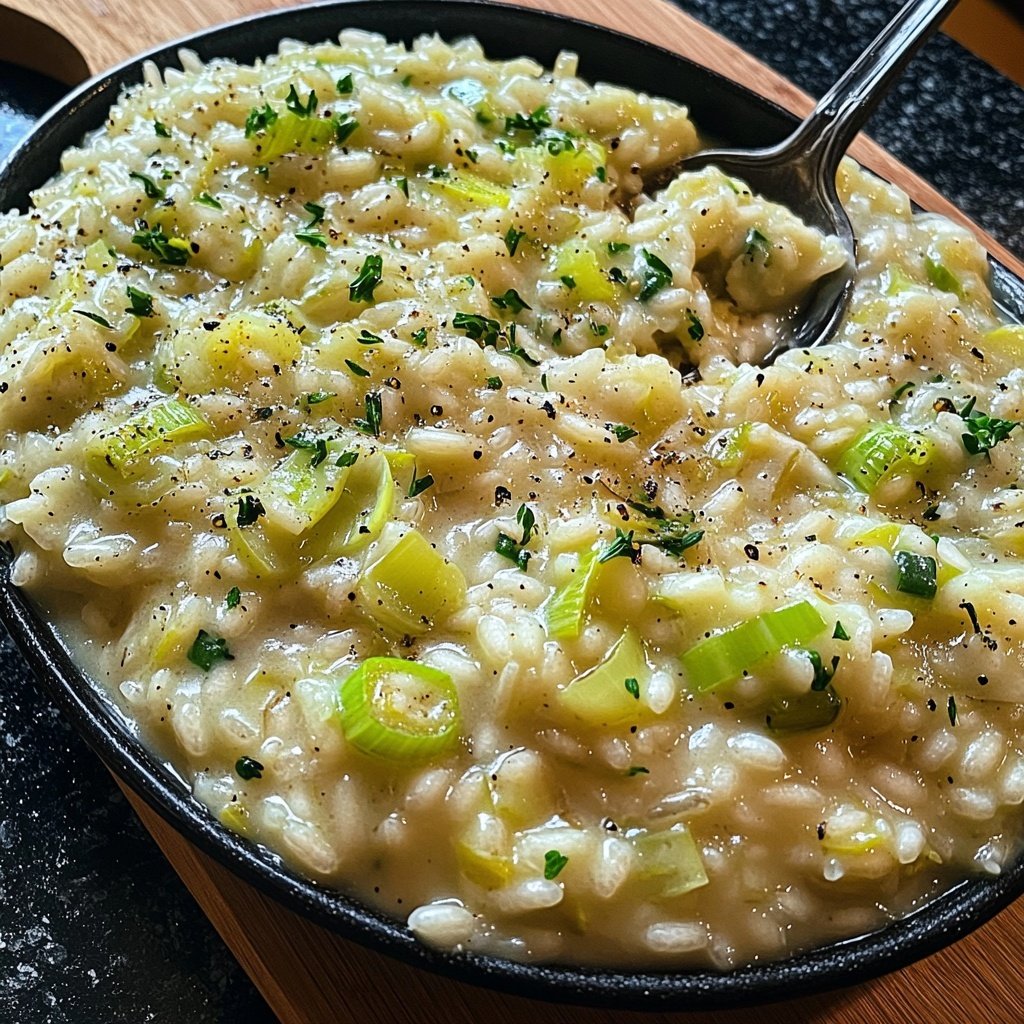 Risotto mit Lauch